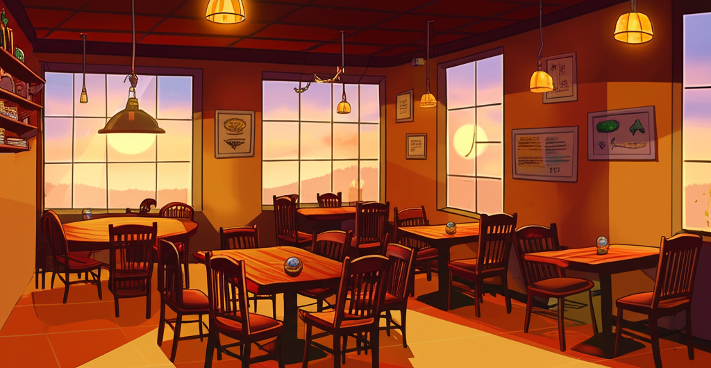 Our restaurant in the early days